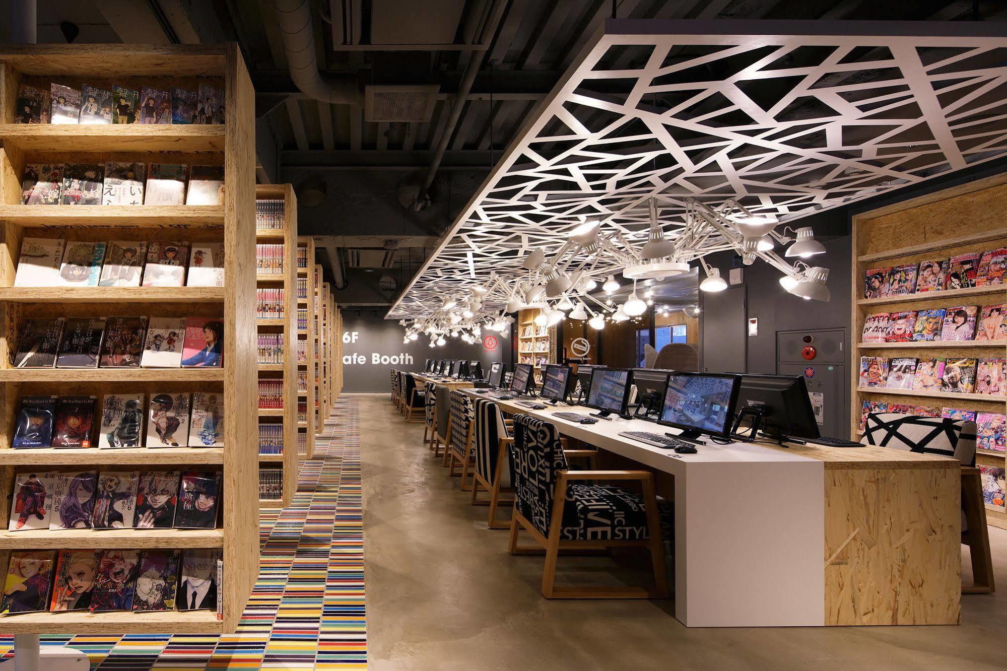 Booth Netcafe & Capsule Hotel Tokio Buitenkant foto
