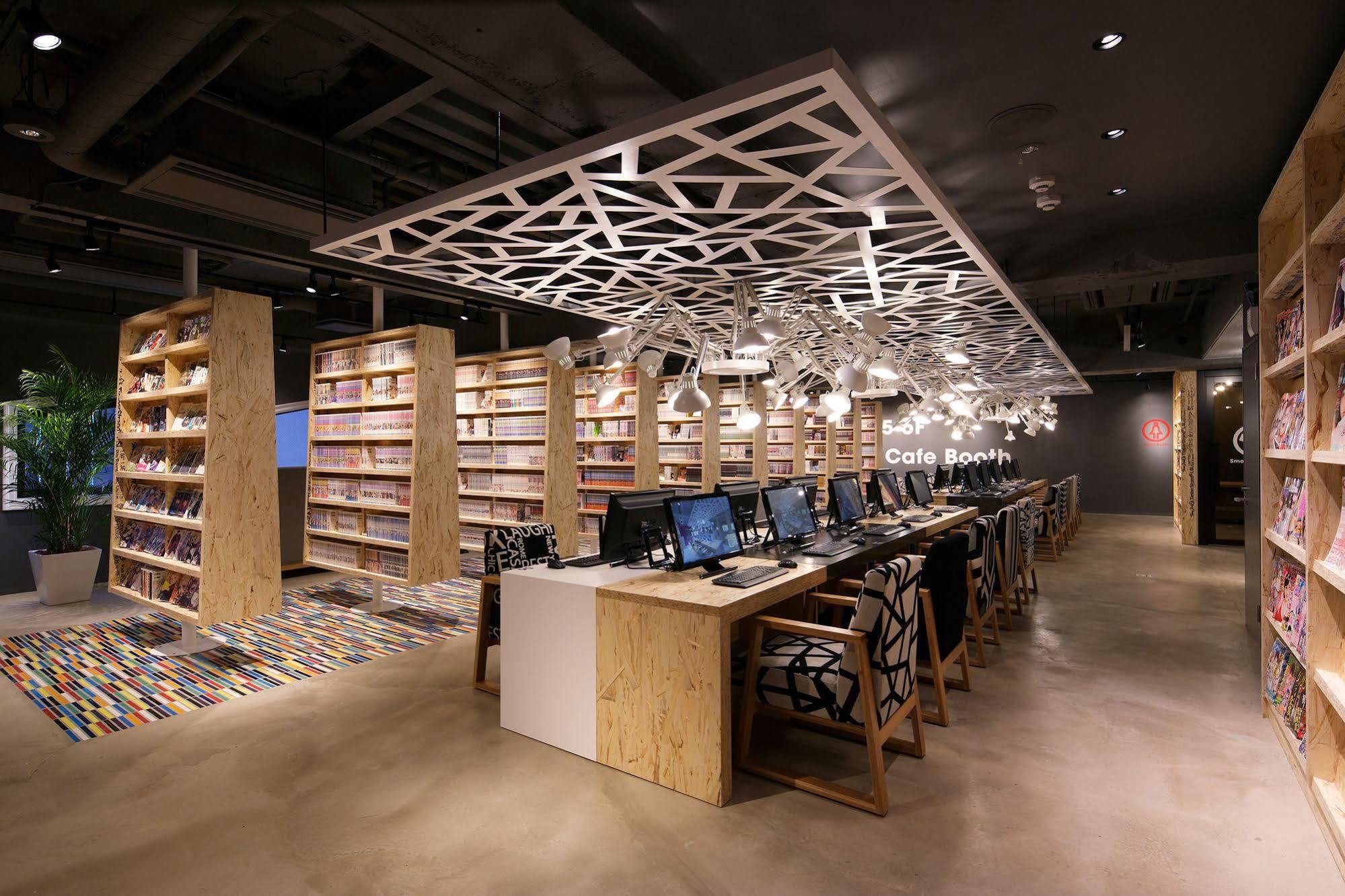 Booth Netcafe & Capsule Hotel Tokio Buitenkant foto